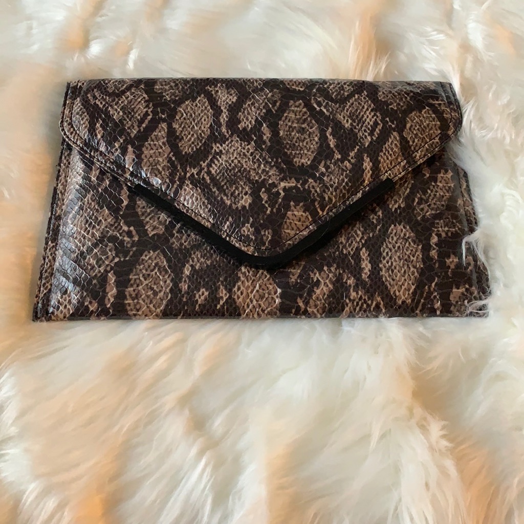 Bcbg Generation Snakeskin Clutch
